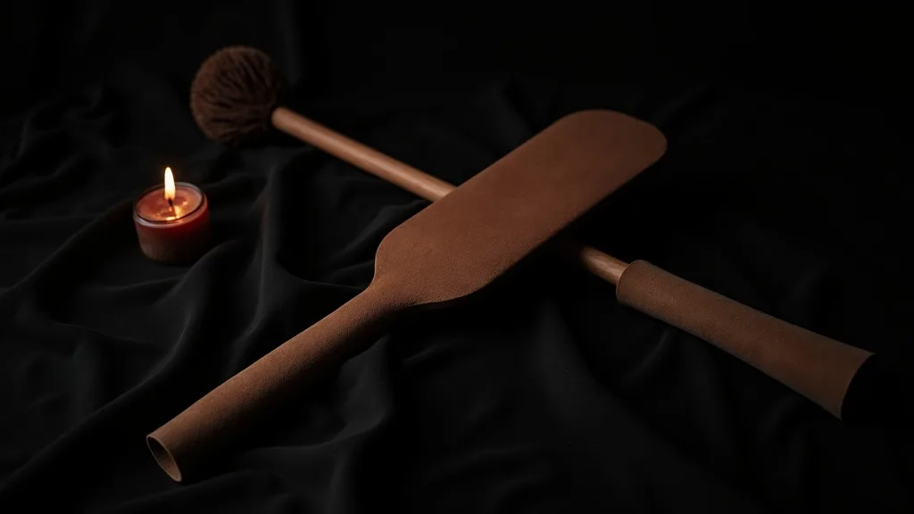 Martinet et palette croises sur soie noire a Nantes